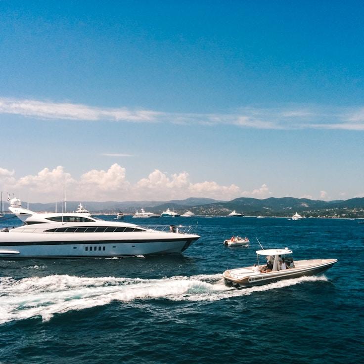 Yachting lifestyle scene